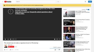 
                            6. The simple way to make a signature brush in Photoshop - YouTube