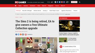 
                            8. The Sims 2 is being retired, EA to give owners a free ... - PC Gamer