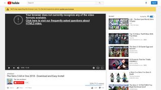 
                            5. The Sims 3 All in One 2018 - Download and Easy Install - YouTube