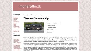 
                            10. The sims 3 community download - morlaraffei.tk