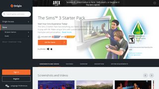 
                            6. The Sims™ 3 Starter Pack for PC/Mac | Origin