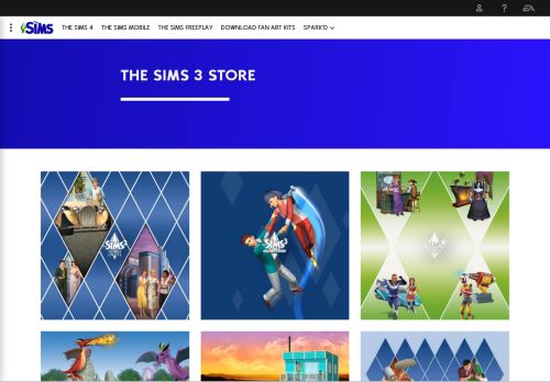 
                            5. The Sims 3 Store - An Official EA Site