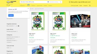 
                            7. The Sims 3 Xbox 360 Pirata - Games no Mercado Livre Brasil