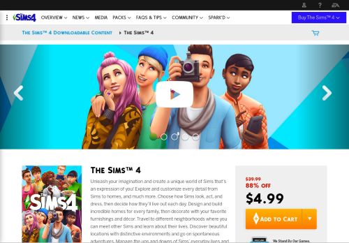 
                            1. The Sims™ 4 - Official Site
