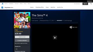
                            11. The Sims™ 4 on PS4 | Official PlayStation™Store US