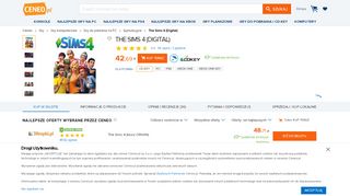 
                            11. The Sims 4 (Origin) od 49,99 zł, opinie - Ceneo.pl