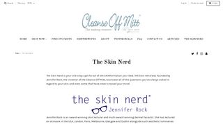 
                            9. The Skin Nerd – Cleanse Off Mitt