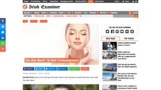 
                            5. The Skin Nerd's 10 Skin Commandments | Irish Examiner