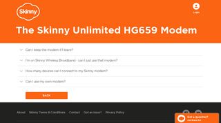 
                            6. The Skinny Unlimited HG659 Modem Setup, operation and lots more.