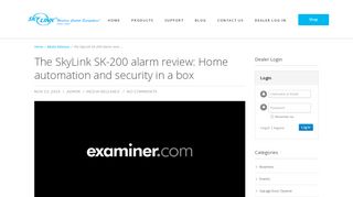 
                            12. The SkyLink SK-200 alarm review: Home automation and security in a ...
