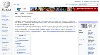 
                            11. The Slap (TV series) - Wikipedia