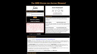 
                            8. The SMS System for Justine Members!