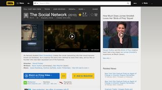 
                            9. The Social Network (2010) - IMDb