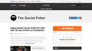 
                            2. The Social Poker | Jogos | Download | TechTudo