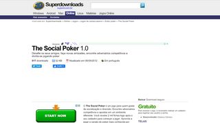 
                            6. The Social Poker no Superdownloads - Download de jogos ...