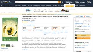 
                            12. The Song of the Dodo: Island Biogeography in an Age of Extinction ...