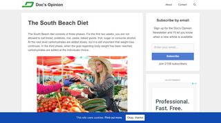 
                            13. The South Beach Diet | How does South Beach work? | Doc´s Opinion