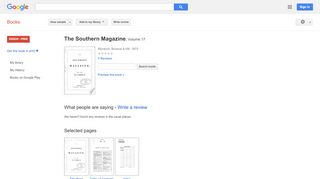 
                            10. The Southern Magazine - Google Books Result