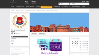 
                            8. The Sovereign School, Rohini,Delhi-110085 | CBSE School |