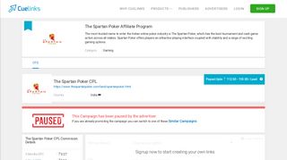 
                            8. The Spartan Poker Affiliate Program - Cuelinks