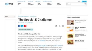 
                            6. The Special K Diet Review - WebMD