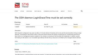 
                            3. The SSH daemon LoginGraceTime must be set correctly. - STIG Viewer