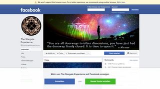 
                            6. The Stargate Experience - Startseite | Facebook