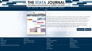 
                            13. The Stata Journal