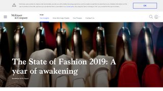 
                            11. The state of fashion 2019 | McKinsey