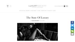 
                            12. The State Of Luxury - Luxury Society