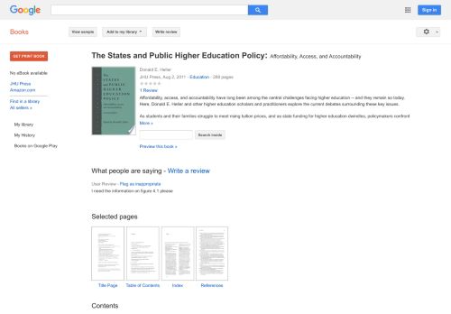 
                            13. The States and Public Higher Education Policy: Affordability, ...