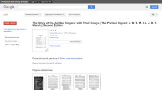 
                            11. The Story of the Jubilee Singers; with Their Songs. [The Preface ... - Risultati da Google Libri