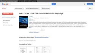 
                            13. The STREAM TONE: The Future of Personal Computing?