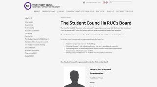 
                            6. The Student Council in RUC's Board | The Student Council at Roskilde ...