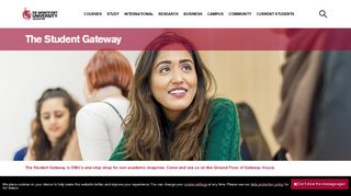 
                            5. The Student Gateway - De Montfort University