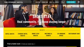 
                            10. The Student Hotel: Short Stay Guests | Hotel Accommodation