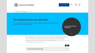 
                            9. The StudiTicket for bus and train | University of Stuttgart