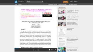 
                            11. The study of e commerce service systems in global viral ...
