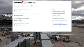 
                            1. the Swissport Office365 portal.