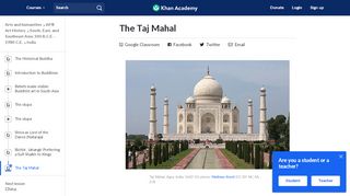
                            8. The Taj Mahal (article) | India | Khan Academy