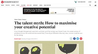 
                            12. The talent myth: How to maximise your creative potential | The ...