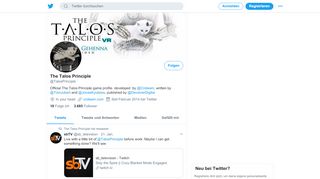 
                            11. The Talos Principle (@TalosPrinciple) | Twitter