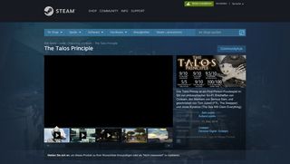 
                            13. The Talos Principle bei Steam