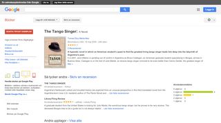 
                            6. The Tango Singer: A Novel
