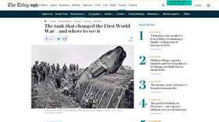
                            13. The tank that changed the First World War – and where to see it
