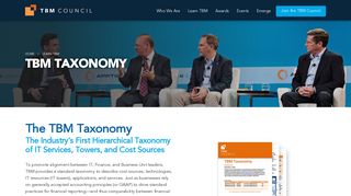 
                            2. The TBM Taxonomy - the TBM Council