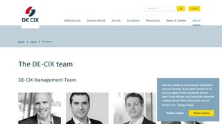 
                            12. The team - DE-CIX