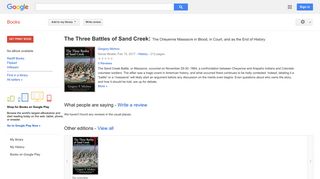 
                            6. The Three Battles of Sand Creek: The Cheyenne Massacre in Blood, in ...