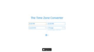 
                            5. The Time Zone Converter