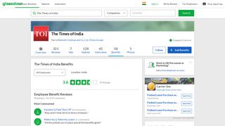 
                            7. The Times of India Employee Benefits and Perks | Glassdoor.co.in